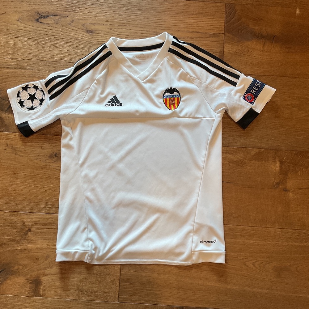 Adidas Boys Medium 2014/2015 Valencia C.F. Home Jersey